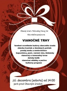 vianocne trhy-plagát